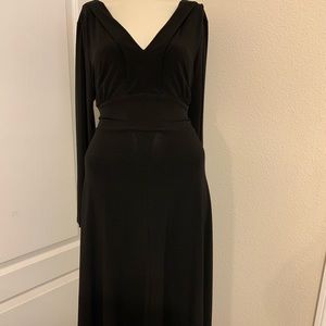 Long Sleeve Black Dress